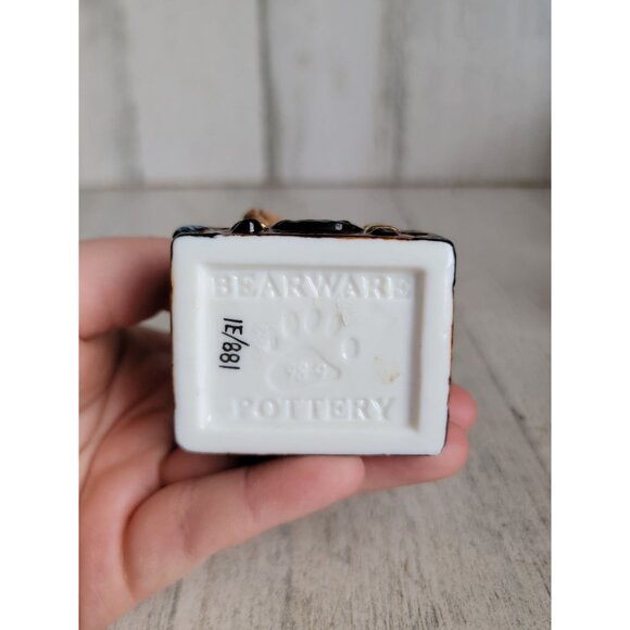 Boyds bears bearwear vintage trinket box‎ momma bear babe figure - Picture 6 of 7